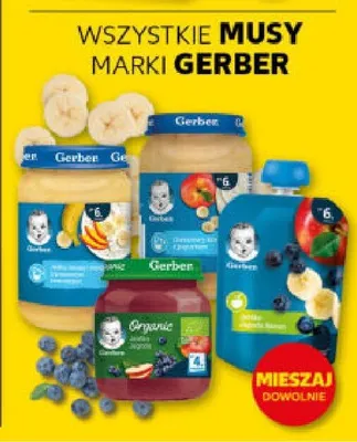 Musy wszystkie rodzaje Gerber promocja w Kaufland