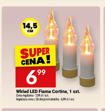 Wkład LED Fiama Cortina 14,5 cm promocja w Twój Market