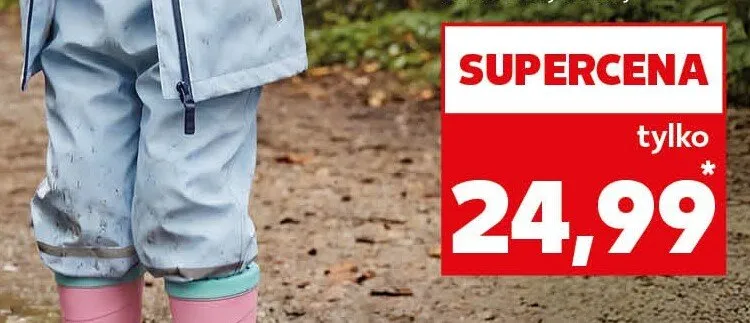 Spodnie wodoodporne rozm. 98-128  promocja w Kaufland