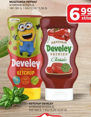 Ketchup Tomato Minionki Develey promocja w Top Market