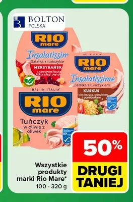 Tuńczyk w oliwie z oliwek Rio Mare promocja w Carrefour