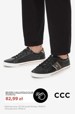 Sneakersy Beverly Hills Polo Club promocja w CCC