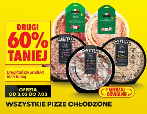 Pizza chłodzona wszystkie rodzaje promocja w Biedronka