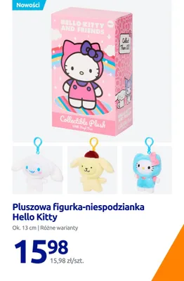 Pluszowa figurka-niespodzianka Hello Kitty ok. 13cm promocja w Action