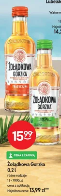 Likier Żołądkowa Gorzka Rześka Limonka z Miętą promocja w Żabka