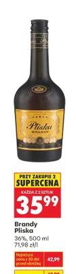 Brandy Pliska promocja w Biedronka