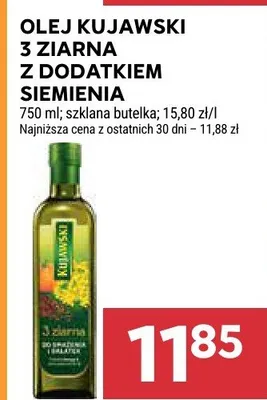 Olej kujawski 3 Ziarna z dodatkiem siemienia promocja w Stokrotka