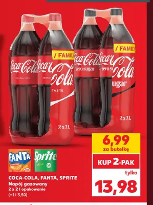 Napój gazowany Fanta 2-pak promocja w Kaufland