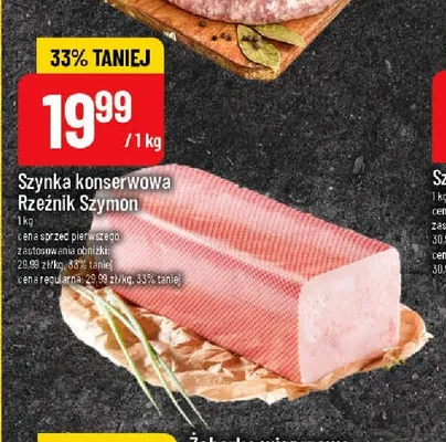 Szynka konserwowa Rzeźnik Szymon promocja w POLOmarket