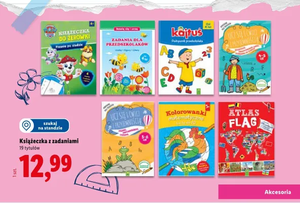 Książeczka z zadaniami promocja w Lidl
