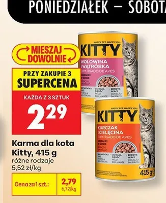 Karma dla kota Kitty promocja w Biedronka