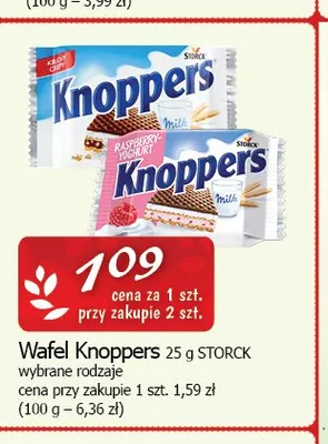 Wafel Knoppers Storck promocja w CEZAR Delikatesy