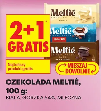 Czekolada biała, gorzka 64% lub mleczna 2+1 GRATIS promocja w Biedronka