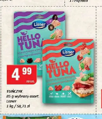 Tuńczyk Hello Tuna Lisner promocja w Chorten