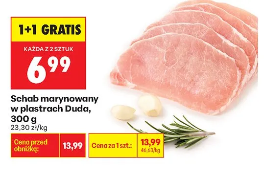 Schab marynowany w plastrach Duda promocja w Biedronka
