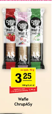 Wafle o smaku zielonej cebulki ChrupASy promocja w Gram Market