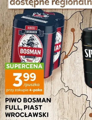 Piwo Bosman Full promocja w Stokrotka