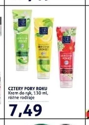 Krem do rąk Cztery Pory Roku promocja w Blue Stop