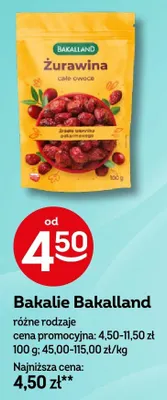 Żurawina Bakalland promocja w Żabka