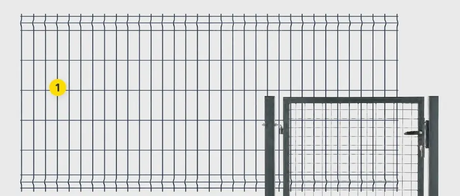 Panel ogrodzeniowy Castorama promocja w Castorama