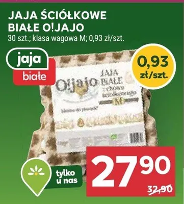 Jaja ściółkowe białe promocja w Stokrotka