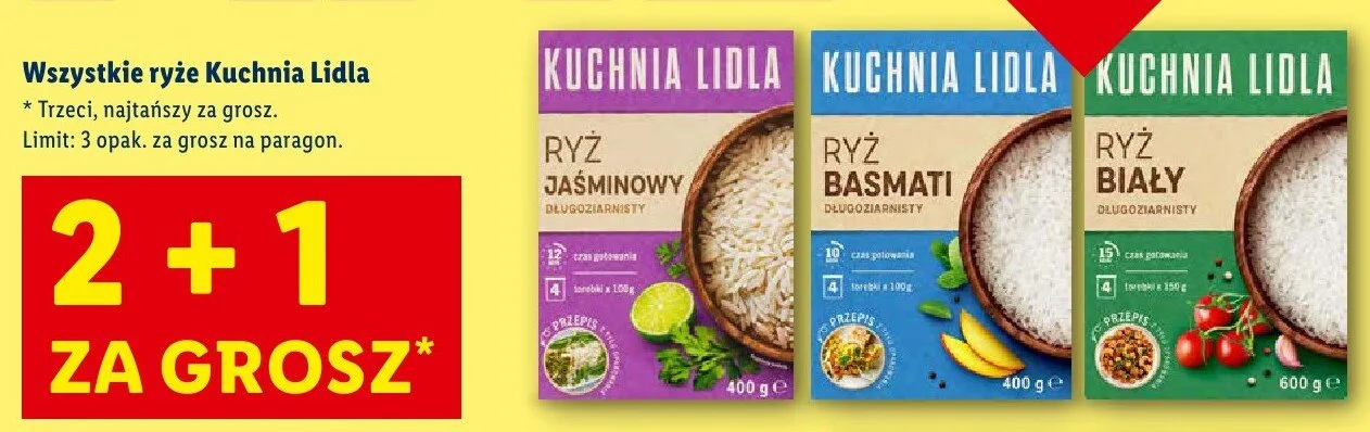 Ryż jaśminowy promocja w Lidl