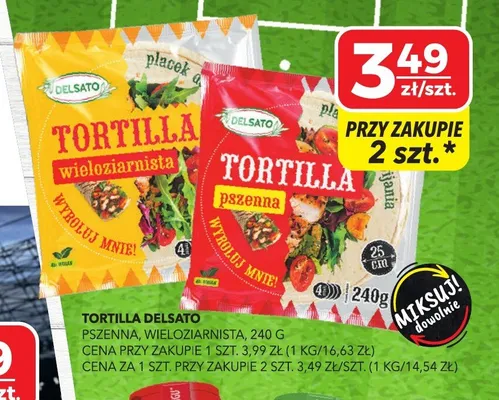 Tortilla Delsato promocja w Top Market