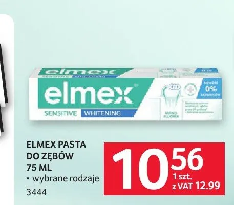 Pasta do zębów Elmex promocja w Selgros