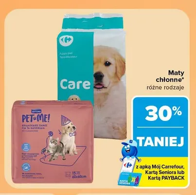 Maty chłonne promocja w Carrefour