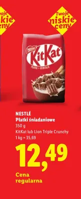 Płatki śniadaniowe KitKat Nestlé promocja w Lidl