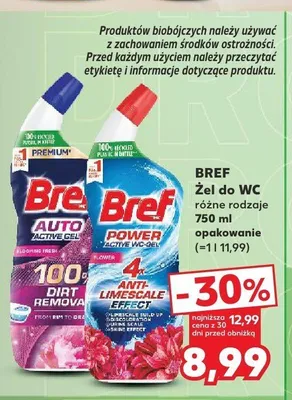 Żel do WC Bref Auto Active Gel Blooming Fresh promocja w Kaufland