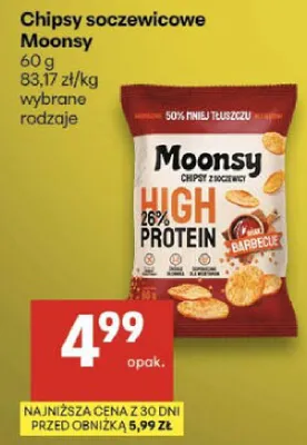 Chipsy soczewicowe promocja w Delikatesy Centrum