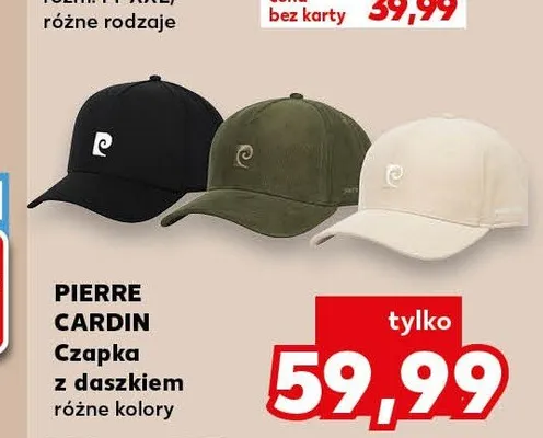 Czapka z daszkiem Pierre Cardin promocja w Kaufland