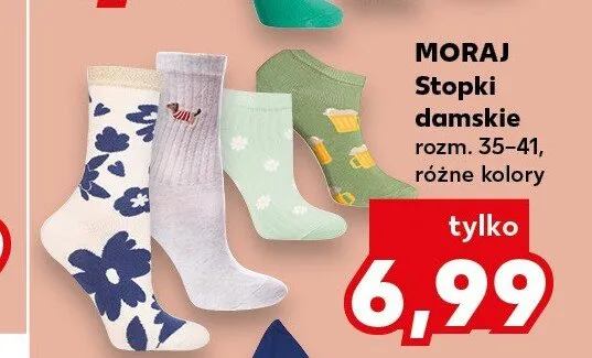Stopki damskie Moraj promocja w Kaufland