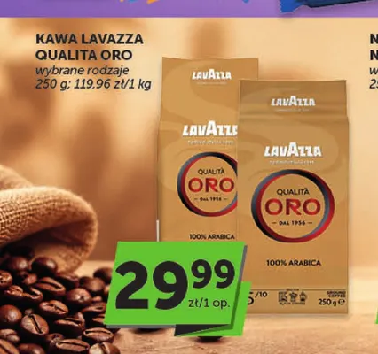 Kawa ziarnista Lavazza Qualita Oro promocja w ABC