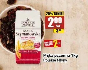 Mąka pszenna Szymanowska Polskie Młyny promocja w API Market