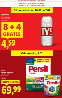 Kapsułki do prania Persil Color promocja w Lidl
