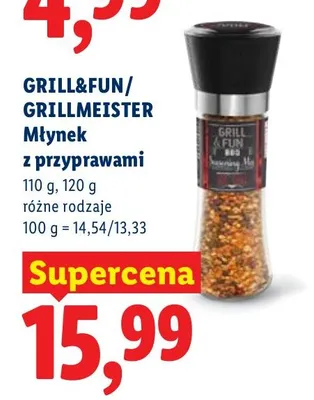 Młynek z przyprawami promocja w Lidl