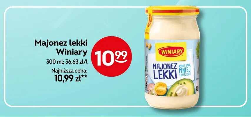 Majonez lekki Winiary promocja w Żabka