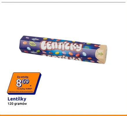 Draże Lentilky Orion promocja w Action