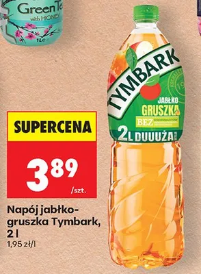Napój jabłko-gruszka Tymbark 2 l promocja w Biedronka