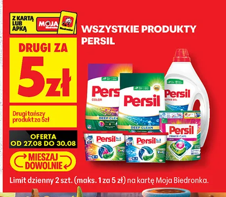 Żel do prania Persil Active Gel promocja w Biedronka