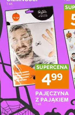 Pajęczyna z pająkiem Party Time promocja w Stokrotka