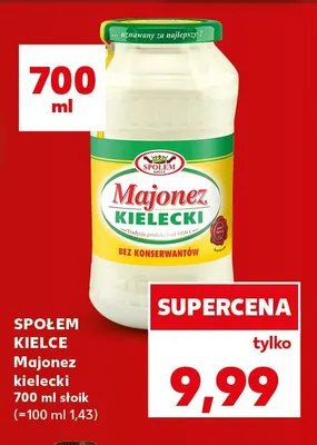 Majonez kielecki Społem Kielce promocja w Kaufland