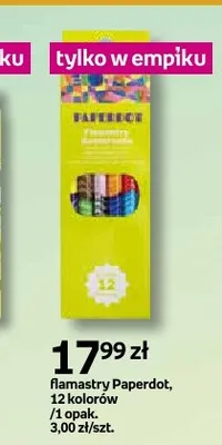 Flamastry Paperdot promocja w Empik