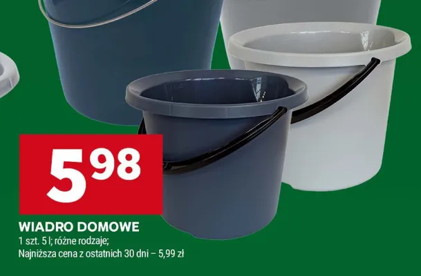 Wiadro domowe promocja w Stokrotka