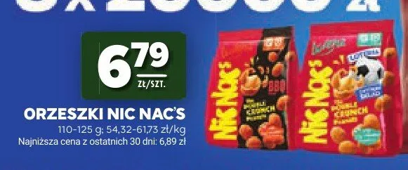 Orzeszki ziemne Nic Nac's BBQ promocja w Stokrotka