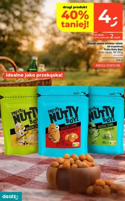 Orzeszki ziemne w panierce o smaku papryki Frutty Nutty Boyz promocja w Dealz