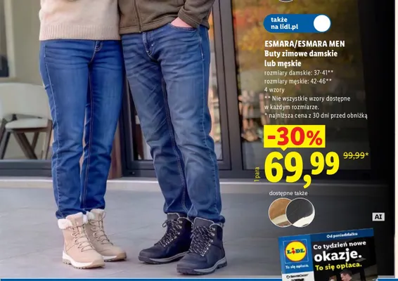 Buty zimowe damskie Esmara promocja w Lidl