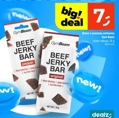 Baton z suszonej wołowiny różne rodzaje promocja w Dealz